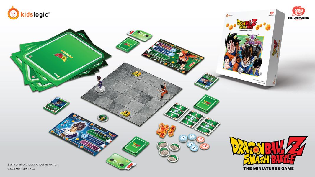 【海外代購】東映 正版授權 Kids Logic 龍珠Z 破裂激戰 微縮模型 戰棋 桌遊 
