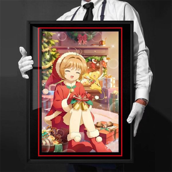 【海外代購】千鳥社 小櫻聖誕 魔卡少女櫻百變小櫻 裝飾畫 