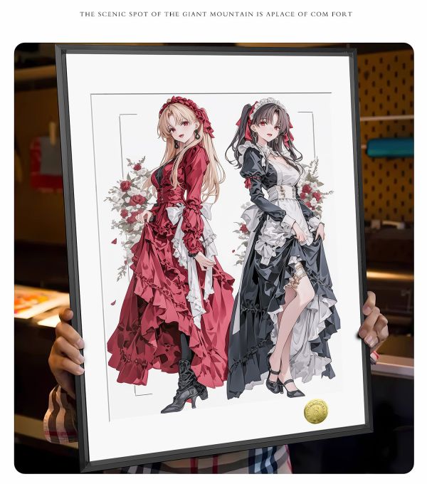 【海外代購】皇呱 《貴族姊妹》 Fate貴族姊妹埃列什基伽勒&伊西塔爾同人周邊裝飾畫 午睡毯 地毯 