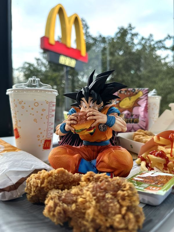 【預定】HS 七龍珠 第一彈 吃漢堡的悟空 