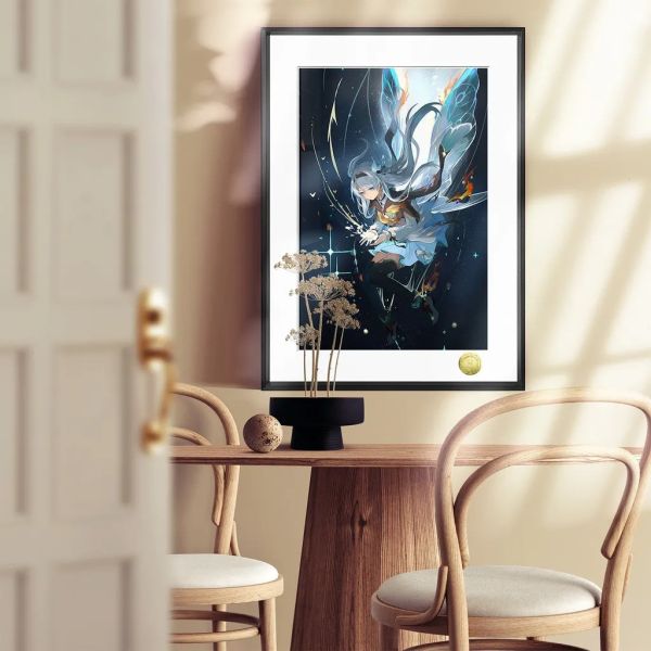 【海外代購】皇呱《照亮夜空》崩壞：星穹鐵道流螢照亮夜空的火光裝飾畫 午睡毯 地毯 