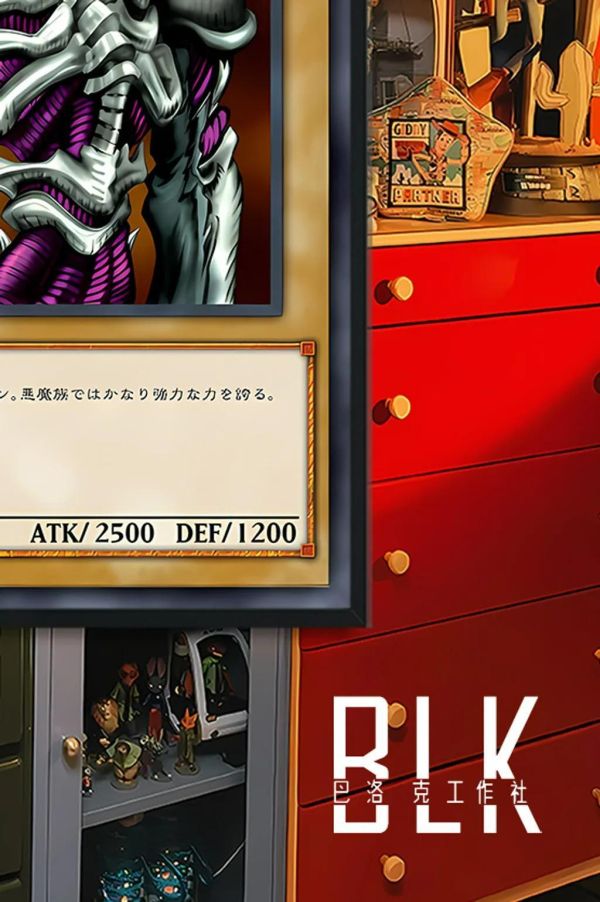 【海外代購】巴洛克 《惡魔召喚》遊戲王卡牌系列裝飾畫冰箱貼 