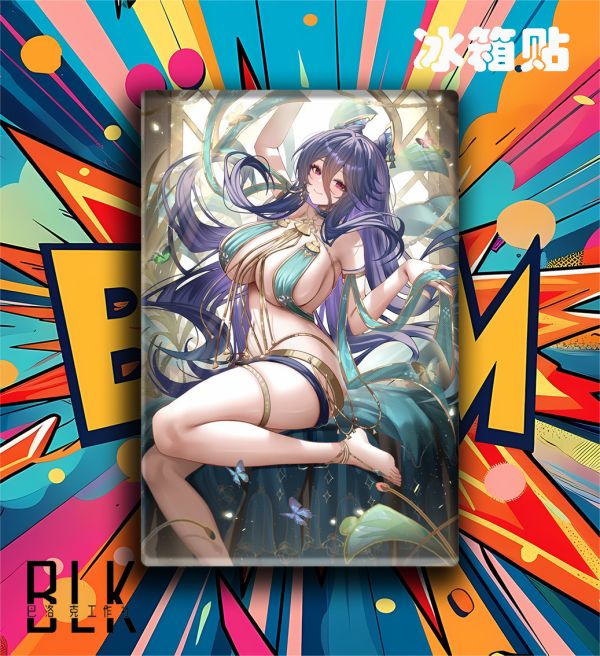 【海外代購】巴洛克 動漫藝術裝飾畫/壓克力冰箱貼 碧藍航線 濟安 