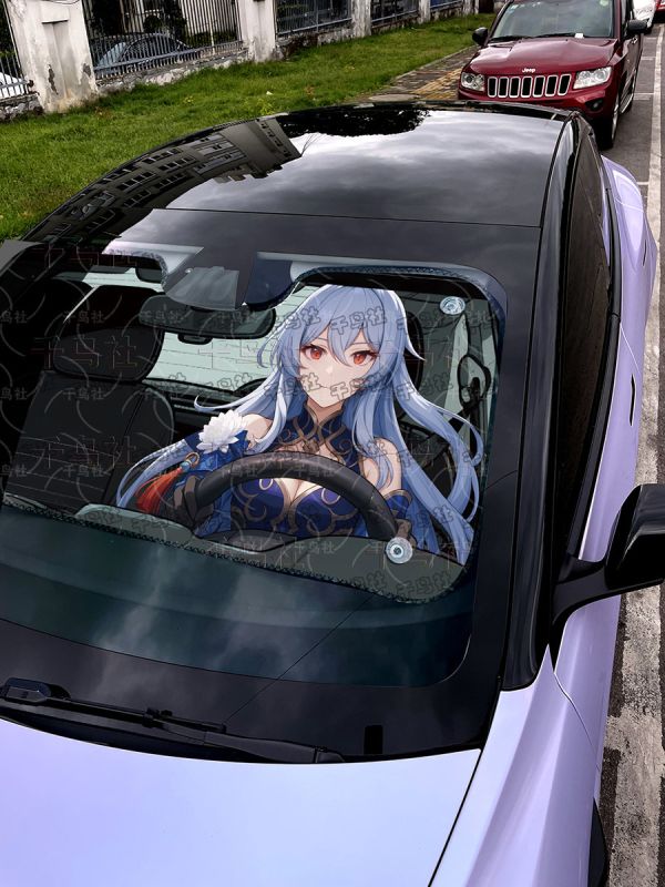 【海外代購】千鳥社 《汽車前擋遮陽—鏡流》二次元汽車遮陽防曬前擋開車鏡流崩壞星穹鐵道 
