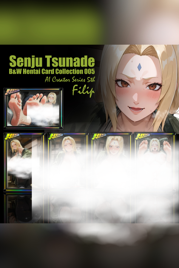 【海外代購】黑白畫映 B&W AI Creator 系列桌面裝飾卡磚 第五彈 千手綱手 Senju Tsunade