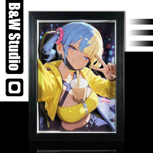 【海外代購】黑白畫映 B&W Canari卡娜莉 立體裝飾畫 