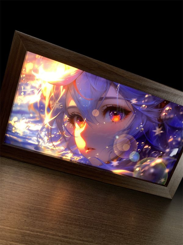 【海外代購】神秘畫廊 甘雨 光導 裝飾畫 