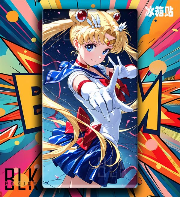 【海外代購】巴洛克  《水手月亮》Sailor Moon美少女戰士水兵月月野兔倩妮迪公主動漫裝飾畫冰箱貼 