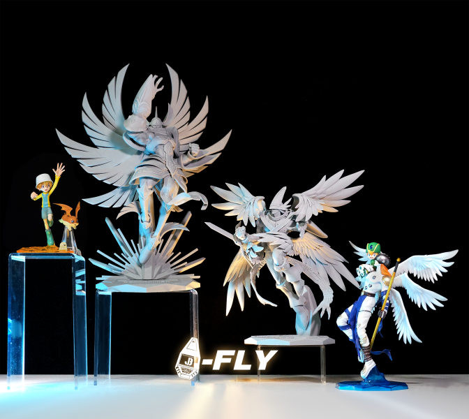 【預定】JBS羈絆社 JBS-FLY 數碼寶貝 飛翔共鳴系列第二彈 究極天使獸/熾天使獸 