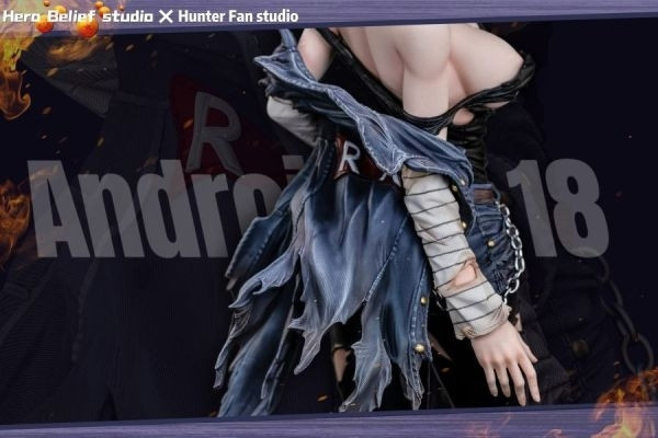 【R18版-海外現貨】Hunter Fan HF 人造人18號 1/4 雙頭雕 