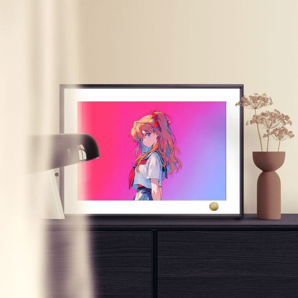 【海外代購】皇呱 《校服明日香》明日香校服新世紀福音戰士EVA裝飾畫裝飾畫 