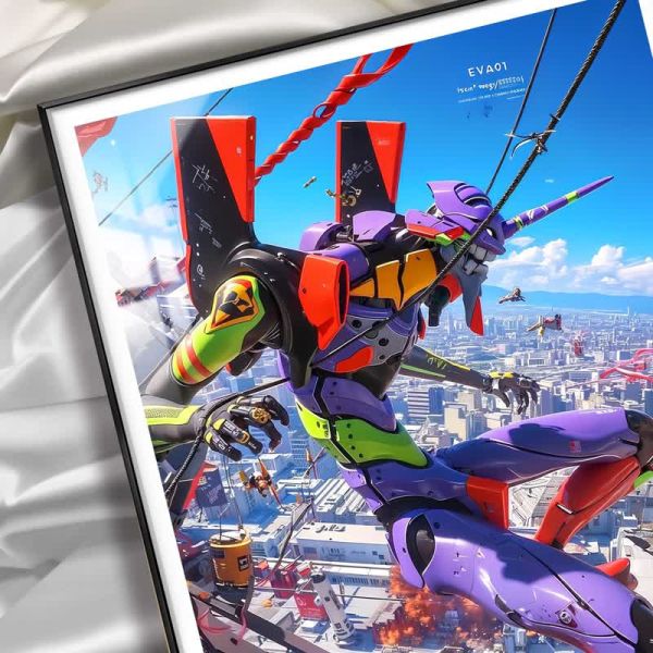 【海外代購】阿喵畫社 EVA 1號機 初代 8k超清裝飾畫 