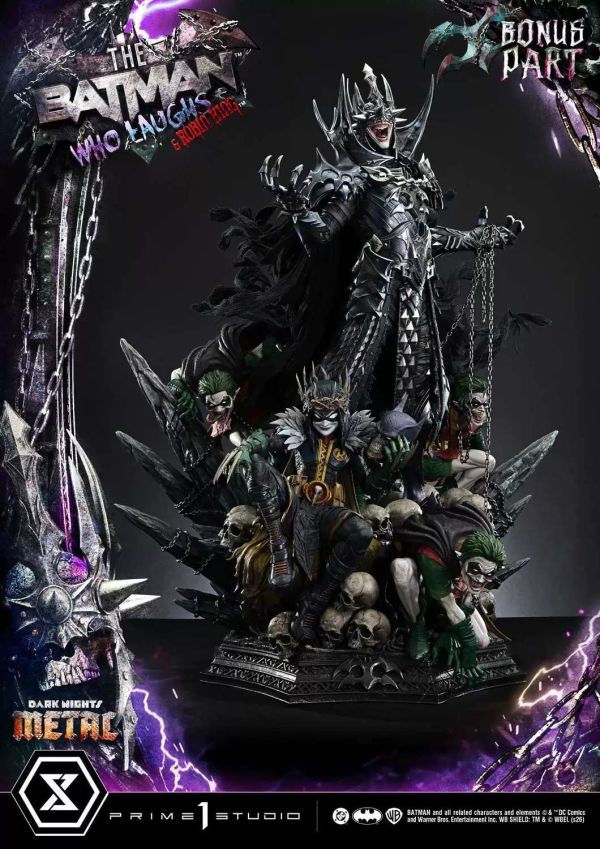 【預定】Prime 1 P1S  1/3 黑暗之夜：死亡金属 狂笑之蝠 & 罗宾王标准版MMDCMT-15 