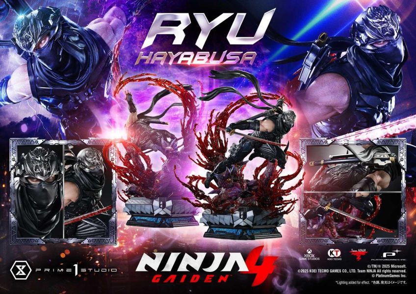 【預定】P1S Prime 1 忍者外傳4－隼龍（Ryu Hayabusa）1/4比例雕像 