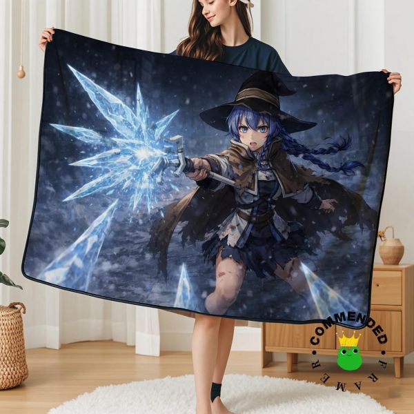 【海外代購】皇呱 《水王級魔術師》無職轉生洛琪希裝飾畫 午睡毯 地毯 