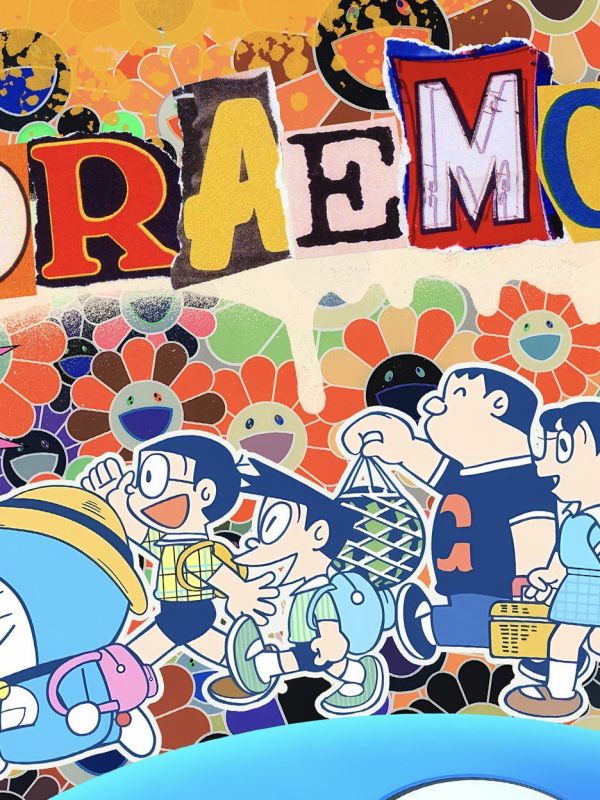 【海外代購】星空 昭舞 《太陽哆啦》哆啦A夢太陽花大雄叮噹貓小夫胖虎靜香潮流藝術版畫裝飾畫 