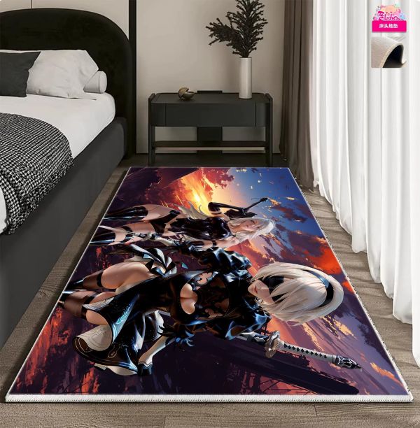 【海外代購】阿喵畫社 尤爾哈的黃昏 尼爾機械紀元2BA2八宮格 超清八宮格卡磚背景牆 滑鼠墊 床頭地墊 