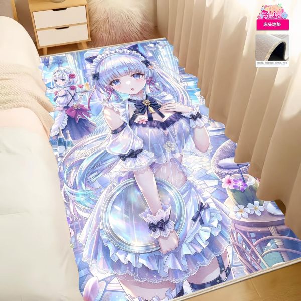 【海外代購】阿喵畫社 女僕 神裡綾華臻彩款 原神新品12K主題超清裝飾畫 床頭地墊 冰箱貼 