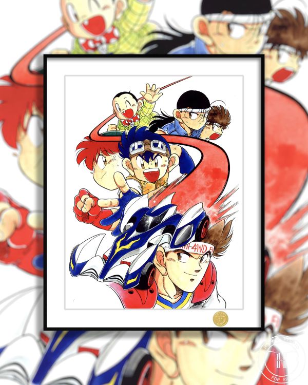 【海外代購】H2 《四驅兄弟》星馬豪星馬烈藤吉鷹羽龍四驅鬥士動漫裝飾畫 