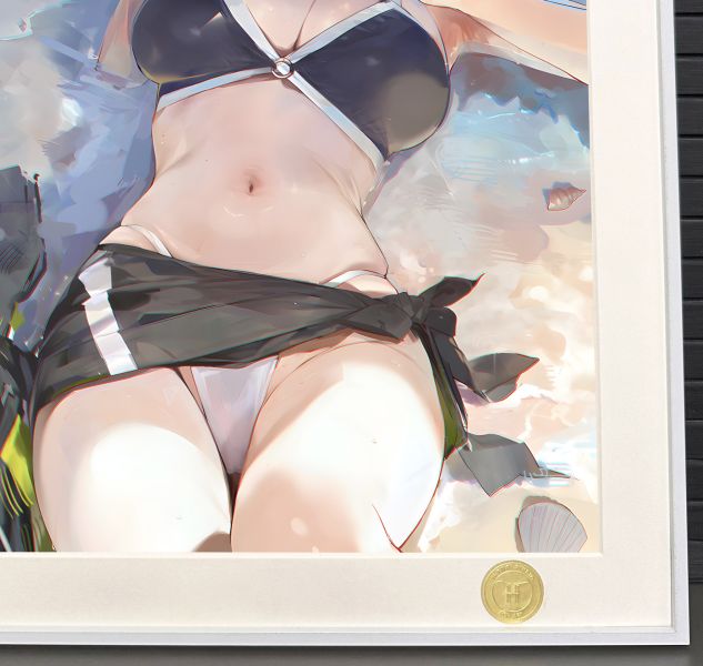【海外代購】H2 《泳裝兩儀式》FGO玉兔空境界二次元裝飾畫 