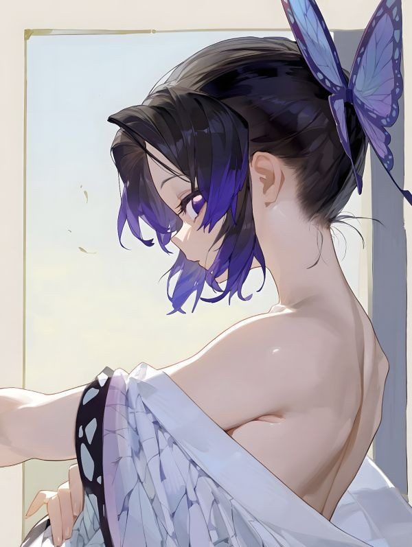 【海外代購】H2 《蝴蝶忍》鬼滅之刃小忍鬼殺隊蟲柱九柱裝飾畫 