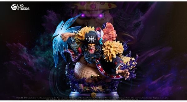 【預定】UNO 黑鬍子 馬歇爾·D·蒂奇 桌擺件胸像 