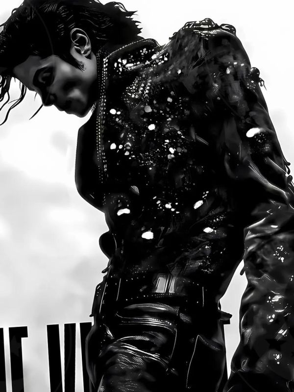 【海外代購】星空 《the king of pop》邁克爾傑克遜太空步裝飾畫 