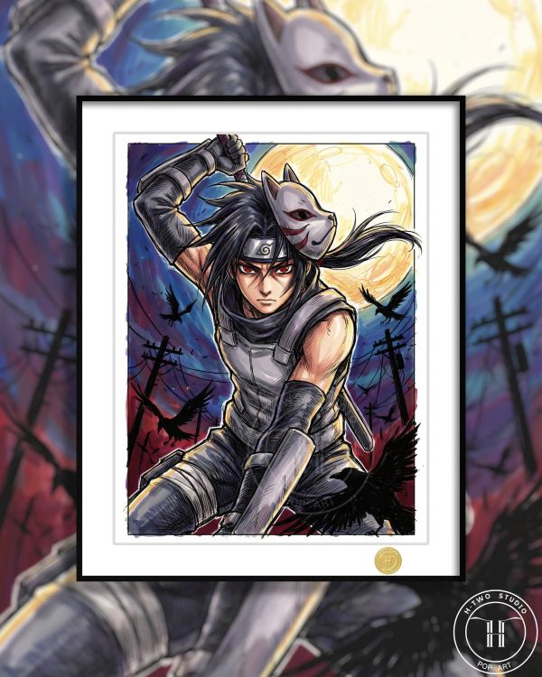 【海外代購】H2 《暗部鼬》火影忍者宇智波鼬曉組織裝飾畫 