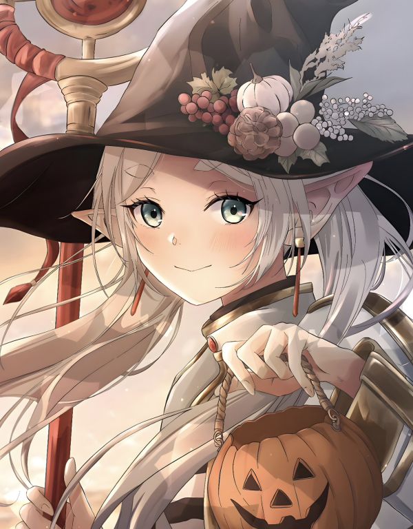 【海外代購】H2 《萬聖節芙莉蓮》葬送的芙莉蓮動漫二次元裝飾畫 