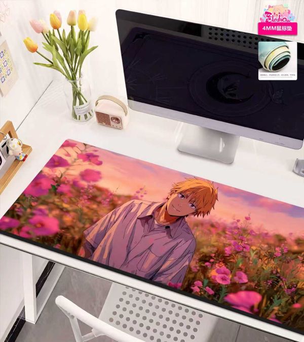 【海外代購】阿喵畫社 花海 電次蕾塞回眸 8k主題高清裝飾畫 滑鼠墊  床頭地墊 