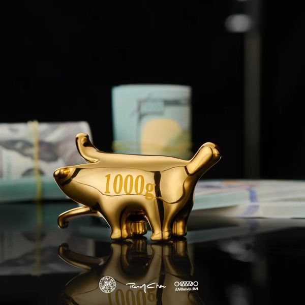 【海外代購】OFFART Kamanwilliam RayChan Bananaers Dog 電鍍蕉財 小蕉狗 