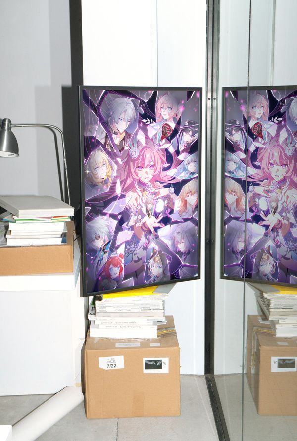 【海外代購】千鳥社 《碎鏡餘憶》 崩壞3愛莉希雅逐火蛾粉色妖精小姐凱文午睡毯地毯裝飾畫 