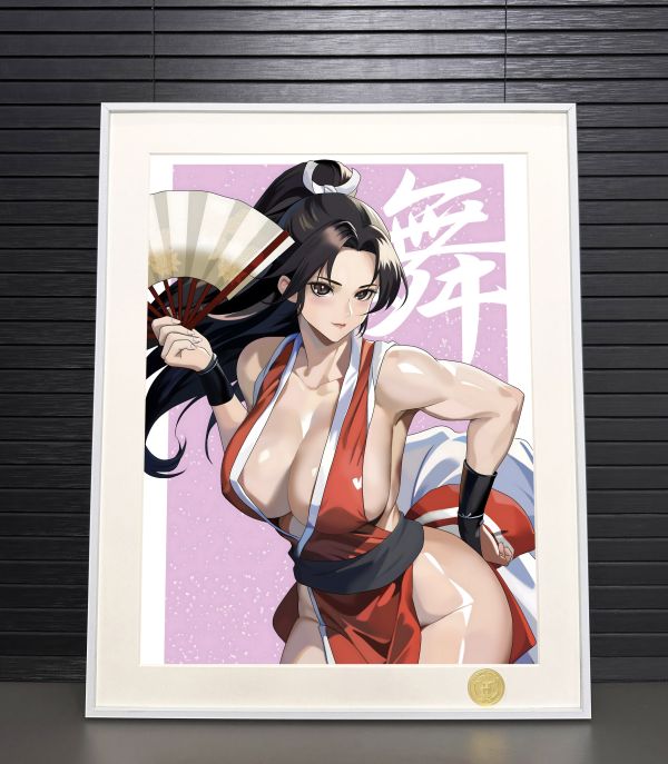 【海外代購】H2 《不走火舞》SNK拳皇餓狼傳說街頭霸王裝飾畫 