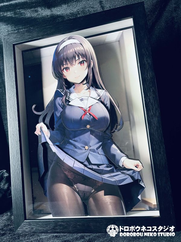 【海外代購】泥棒貓 DSMG-092 霞之丘詩羽 立體裝飾畫 