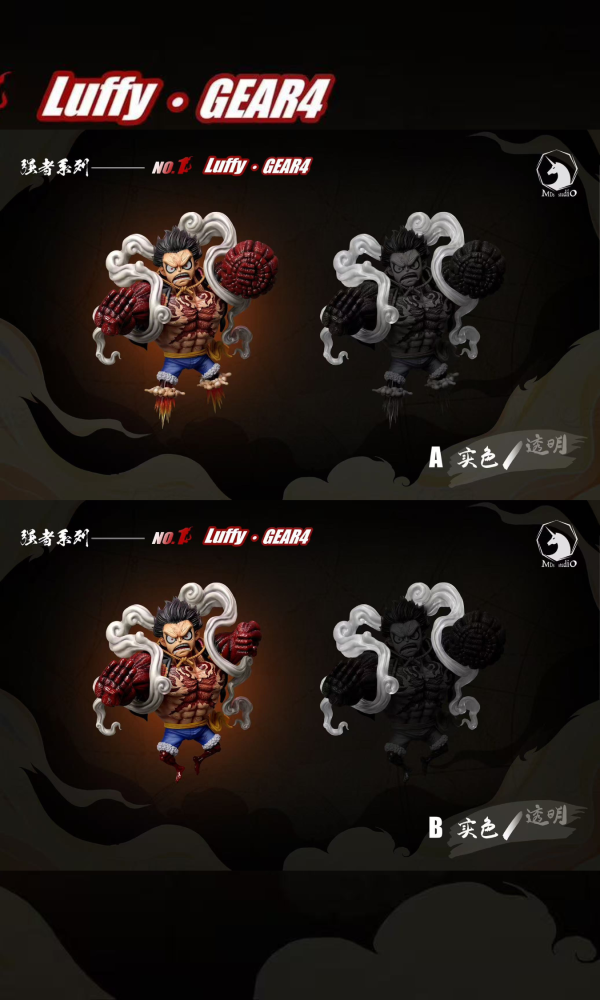 【預定】MDS 強者係列四皇篇路飛全形態四檔路飛彈跳人 