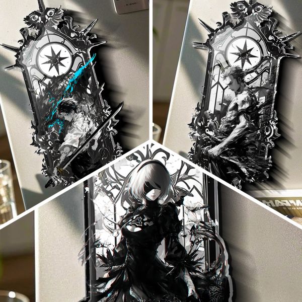 【海外代購】阿喵畫社 動漫冰箱貼第九彈 高透亞克力磁吸冰箱貼 