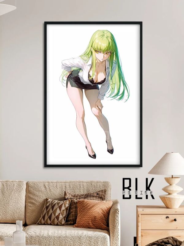 【海外代購】巴洛克 《短裙CC》Code Geass 反叛的魯路修裝飾畫冰箱貼 