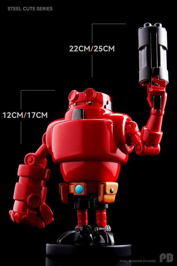 【預定】Pixel blender PB工作室 steel cute series 01- Steelhellboy（鋼鐵萌新系列第一彈- Steelhellboy） 