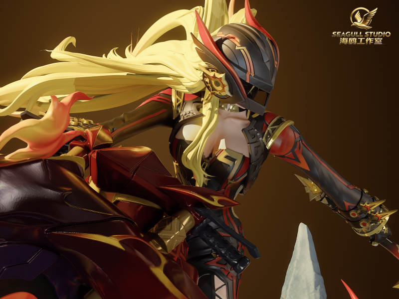 【預定】海鷗 SEAGULL 原神場景雕像第一彈 — 火神瑪薇卡 