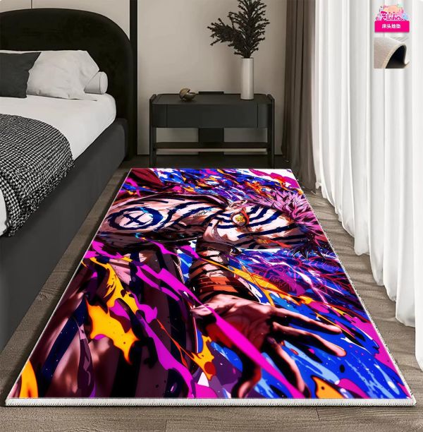 【海外代購】阿喵畫社 瘋魔繪卷 猗窩座 8k全景高清裝飾畫 床頭地墊 