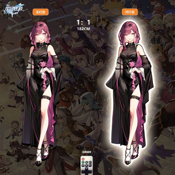 【海外代購】阿喵畫社 1比1復刻 晚會 星鐵卡芙卡 發光燈帶畫 