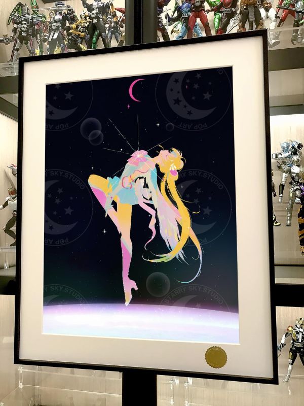 【海外代購】星空 《月亮變身》美少女戰士水兵月月野兔水手月亮倩妮迪公主Sailor Moon動漫裝飾畫 