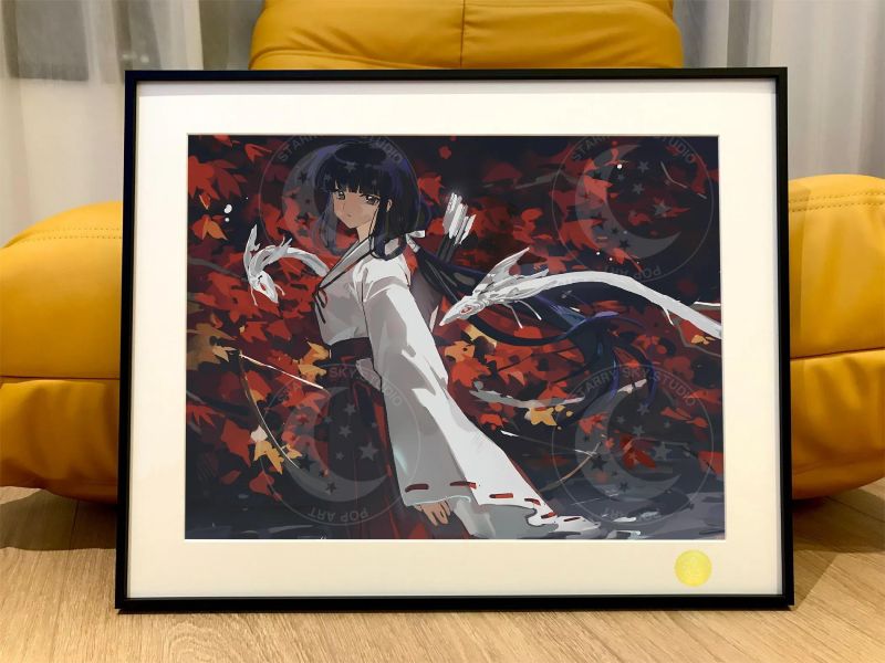 【海外代購】星空 《桔梗》犬夜叉日暮戈薇裝飾畫 