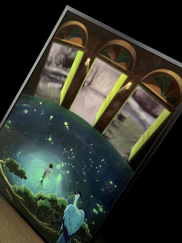 【海外代購】萌萌匠 你想活出怎樣的人生 宮崎駿燈光裝飾畫 