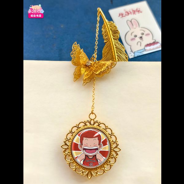 【海外代購】阿喵畫社 灌籃高手Q版招財招財 書籤紀念掛飾書籤掛飾 