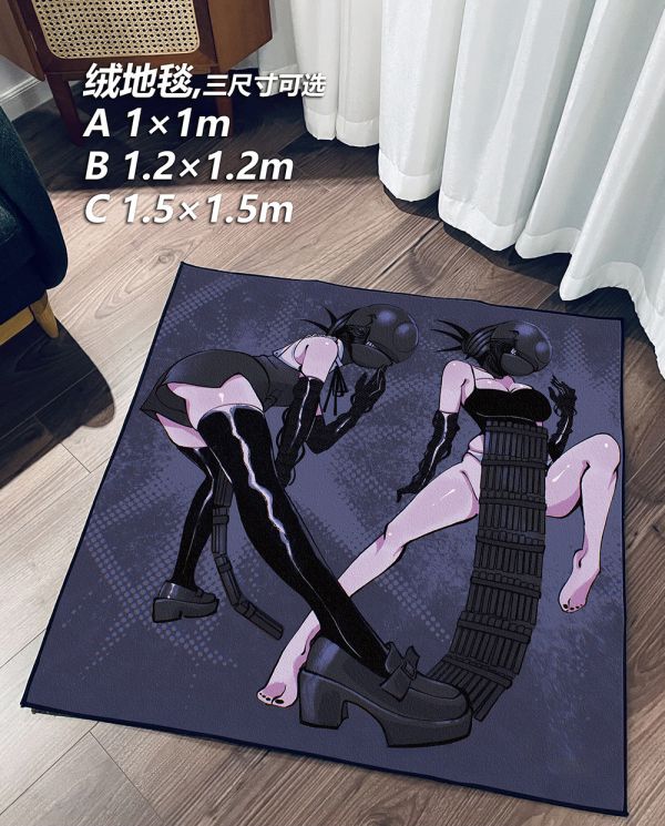 【海外代購】千鳥社 《蕾塞 炸彈女孩》 鏈鋸人電鋸人蕾塞Reze波姆Bomb炸彈惡魔二次元午睡毯地毯裝飾畫 午睡毯 地毯 