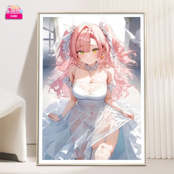 【海外代購】阿喵畫社 妮可 婚紗 絕區零8k超清裝飾畫 