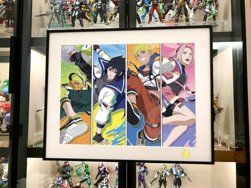 【海外代購】星空 《潮流七班》火影忍者NARUTO鳴人宇智波佐助卡卡西小櫻動漫二次元裝飾畫 