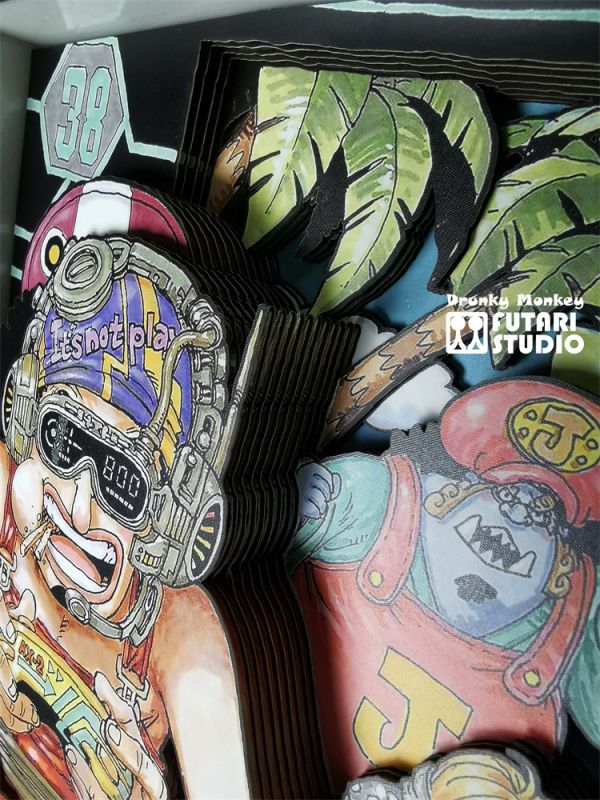 【海外代購】【45/56CM】瑞文 十人草帽團 立體畫01 