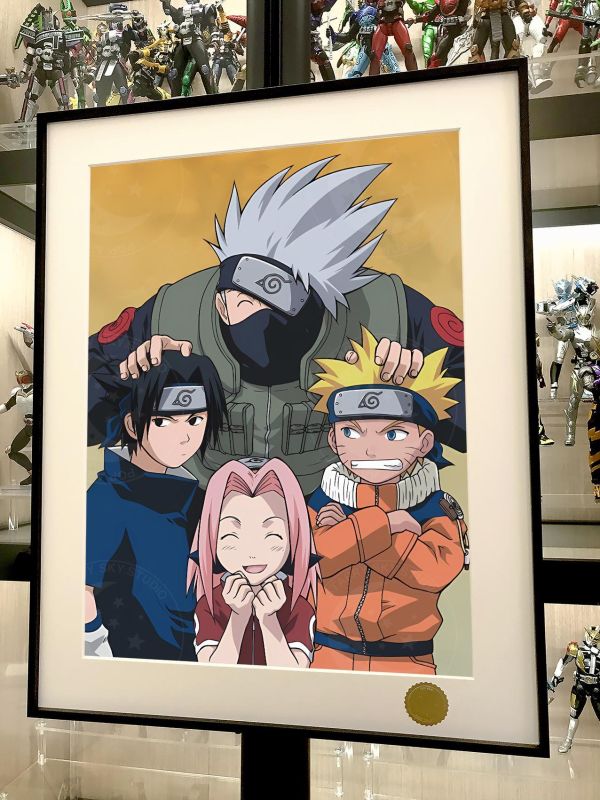 【海外代購】星空 《卡卡西班》第七班火影忍者NARUTO鳴人宇智波佐助小櫻動漫二次元裝飾畫 